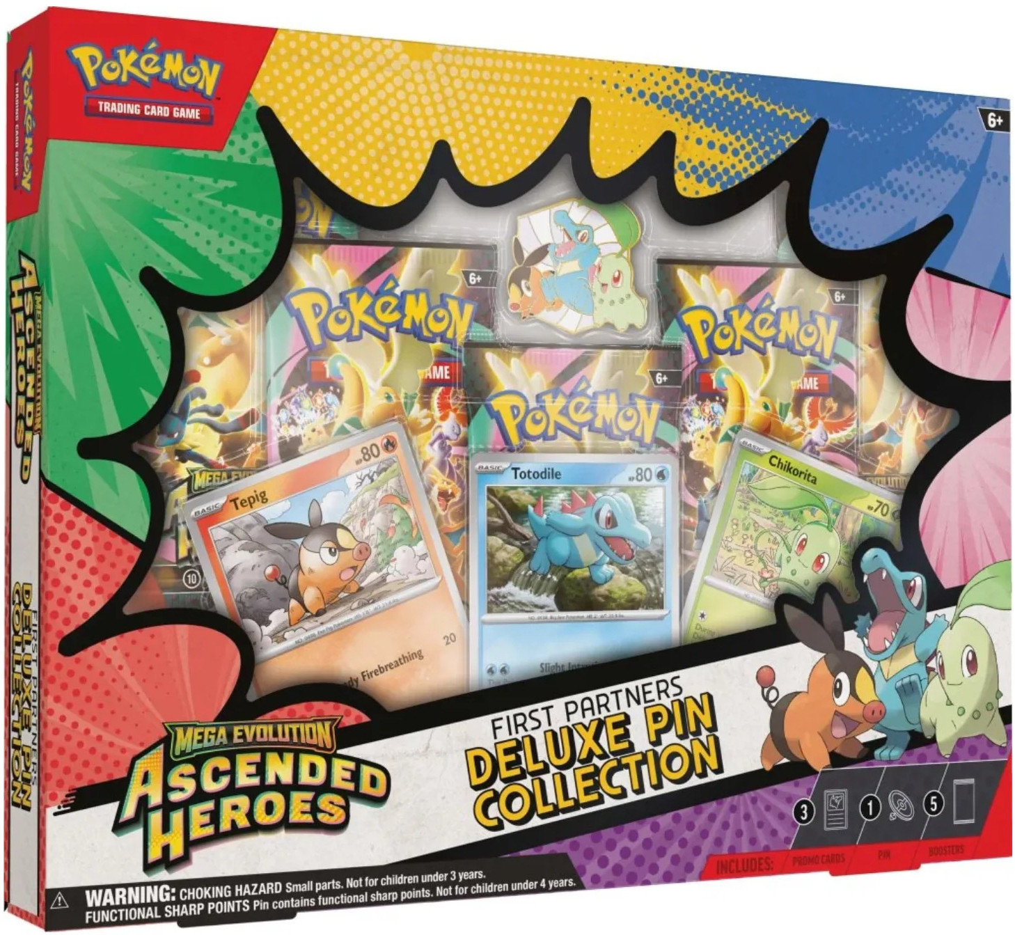 Pokemon TCG Ascended Heroes Pin Collection - First Partners