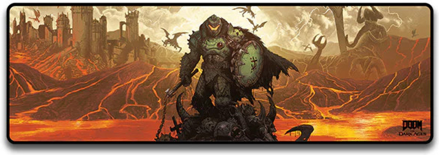 Bethesda Doom The Dark Ages Muismat - Slayers Triumph