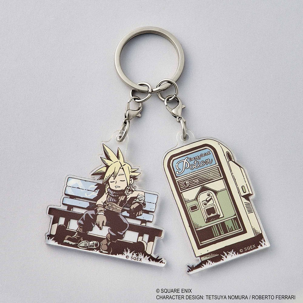 Final Fantasy VII Rebirth Acrylic Keychain - Napping Cloud