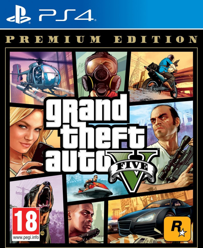 Grand Theft Auto 5 (GTA V) Premium Edition (verpakking Frans, game Engels)