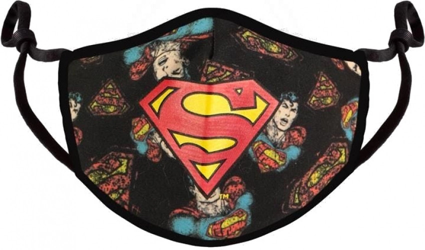 Superman - Adjustable Shaped Face Mask (1 Pack)