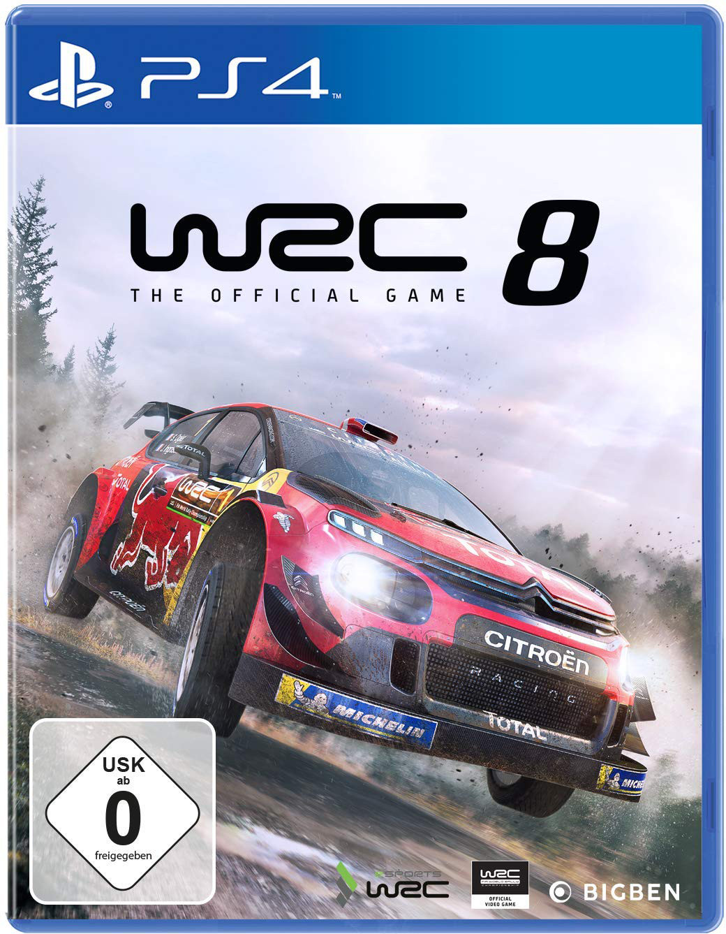 WRC 8 (verpakking Duits, game Engels) afbeelding