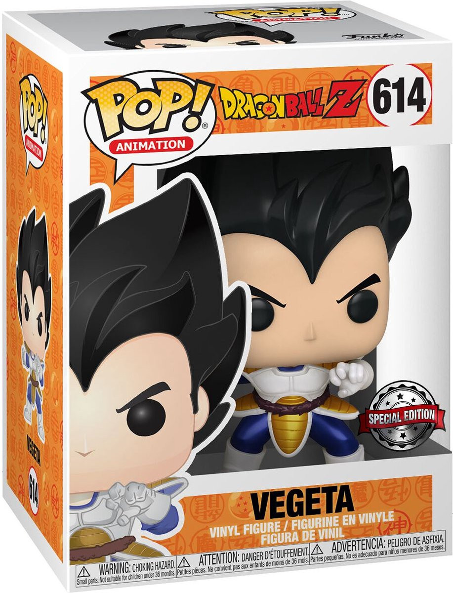 Funko pop! Vegeta - dragonball Z - #614 special edition