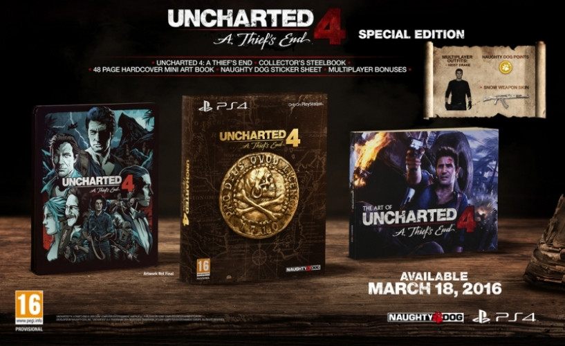 Image of Sony Uncharted 4, A Thiefs End (Special Edition) PS4