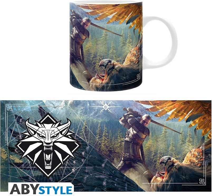The Witcher Mug - Geralt and the Griffon