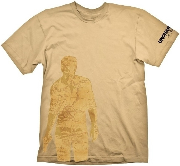 Image of Uncharted 4: A Thief's End T-Shirt Nathan Drake Map