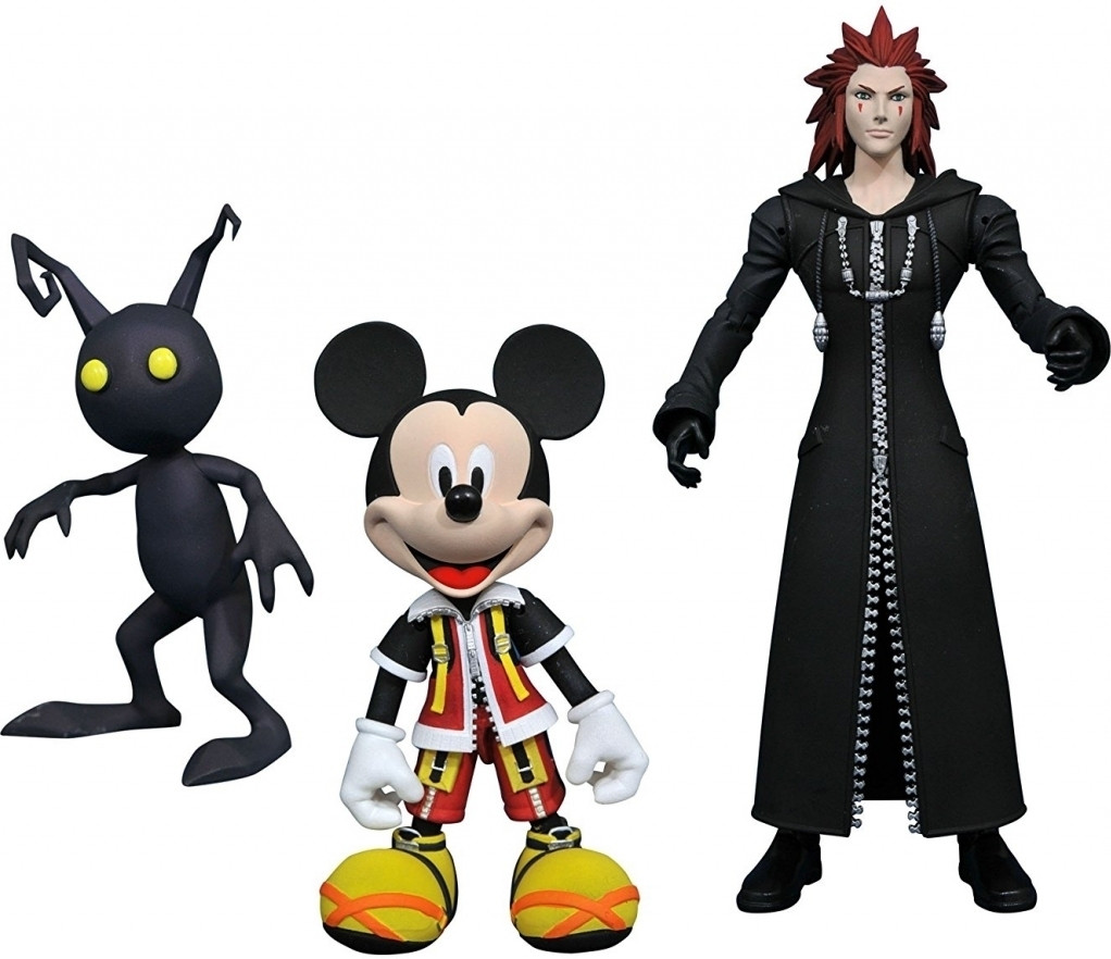 Kingdom Hearts Collector's Action Figures - Mickey/Axel/Shadow