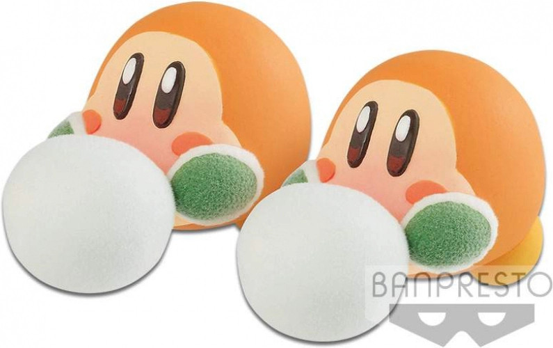 Kirby Fluffy Puffy Mine Figure - Waddle Dee Playing in the Snow