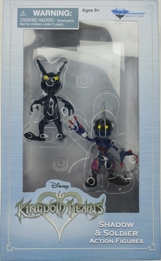 Kingdom Hearts Action Figures - Shadow & Soldier (Birth by Sleep)