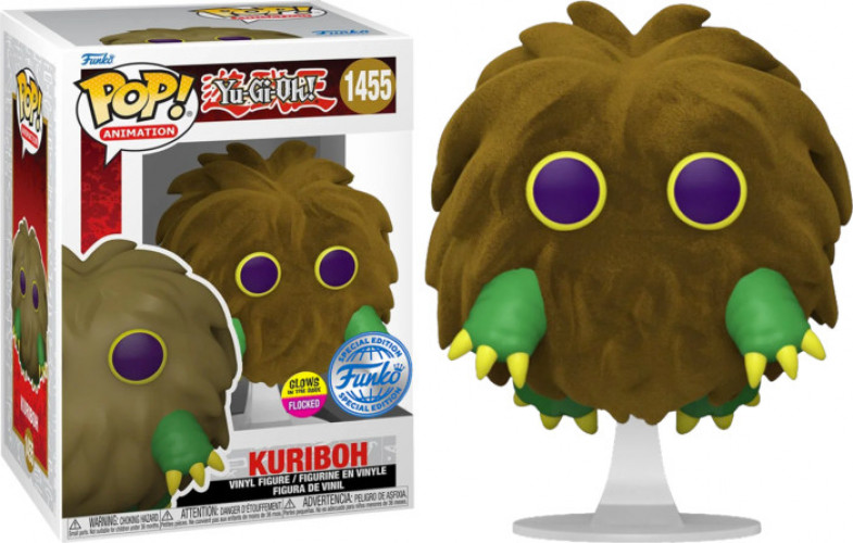 Yu-Gi-Oh! Funko Pop Vinyl: Kuriboh (Glow in the Dark)(Flocked) afbeelding