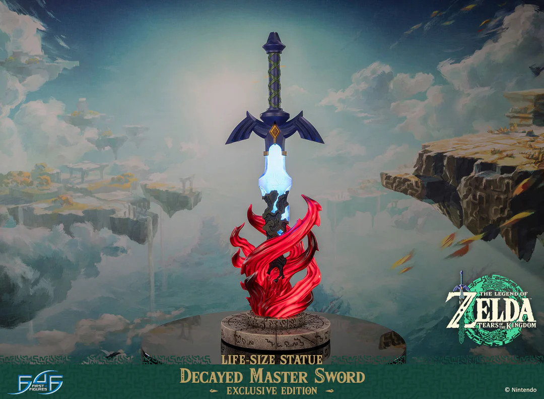 The Legend of Zelda: Tears of the Kingdom Resin Statue - Decayed Master Sword (Exclusive Edition) (First 4 Figures)