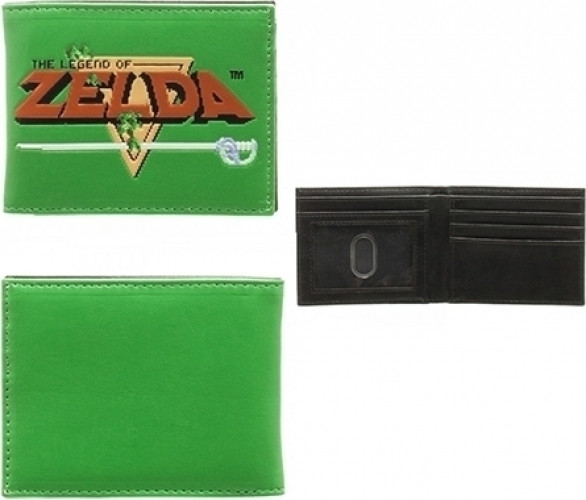 Zelda Green Bifold Wallet