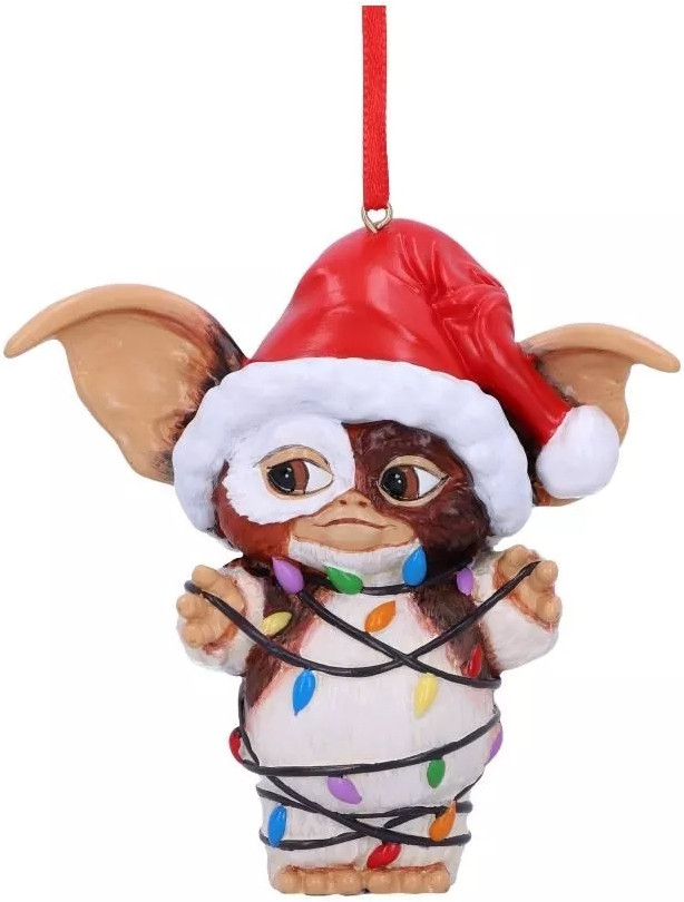 Gremlins - Santa Gizmo in Fairy Lights Hanging Ornament