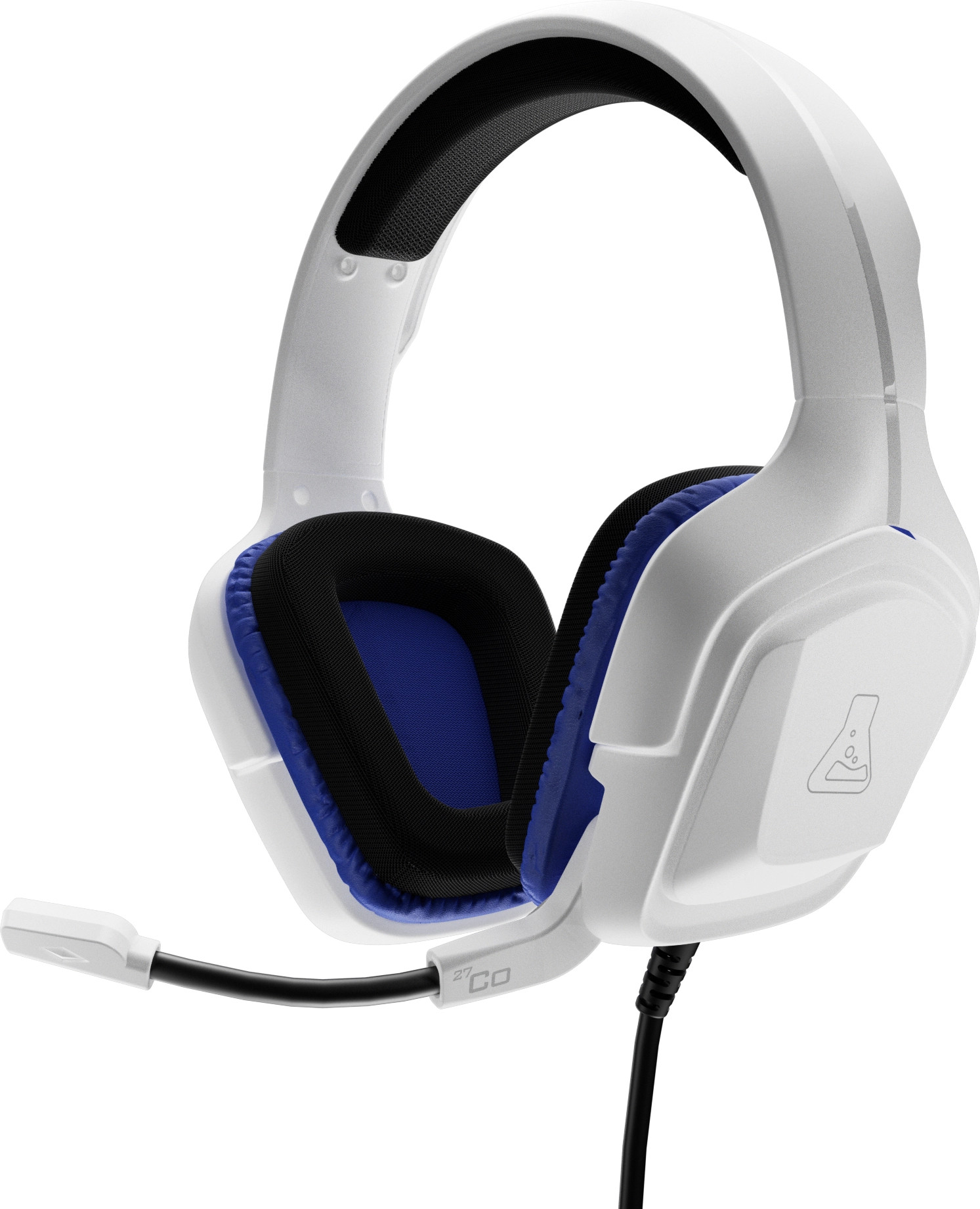 The G-Lab Cobalt Gaming Headset - Wit - PC/PS4