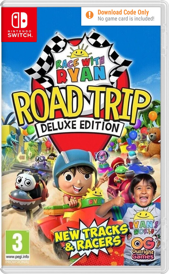 Race with Ryan: Roadtrip Deluxe Edition (code in a box) afbeelding