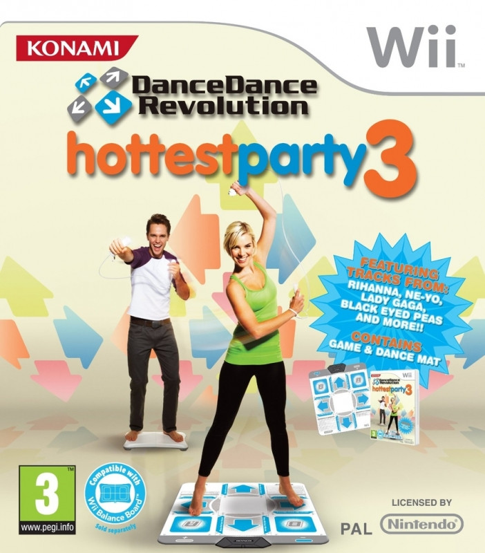 Dance Dance Revolution Hottest Party 3 + Mat