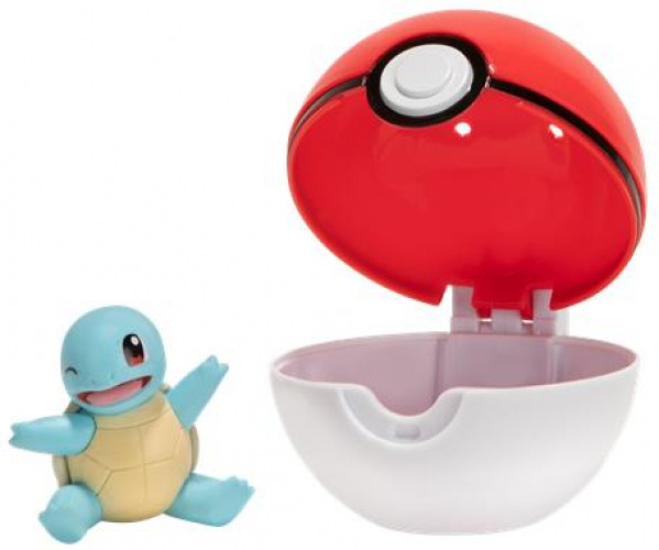 Pokemon Figure - Squirtle + Poke Ball (Clip 'n' Go)