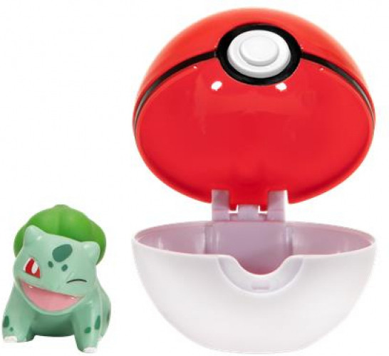 Pokemon Figure - Bulbasaur + Poke Ball (Clip 'n' Go)