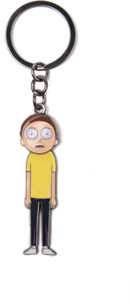 Rick & Morty - Morty With Movable Head Metal Keychain