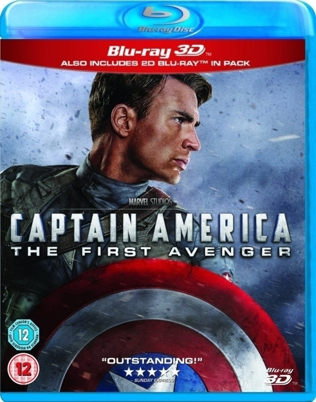 Image of Captain America the First Avenger 3D (3D & 2D Blu-ray)