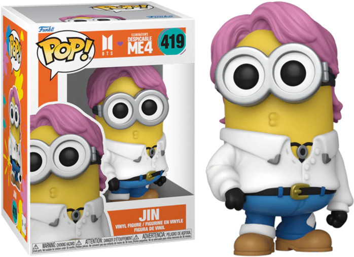 Despicable ME 4 x BTS Funko Pop Vinyl: Jin afbeelding