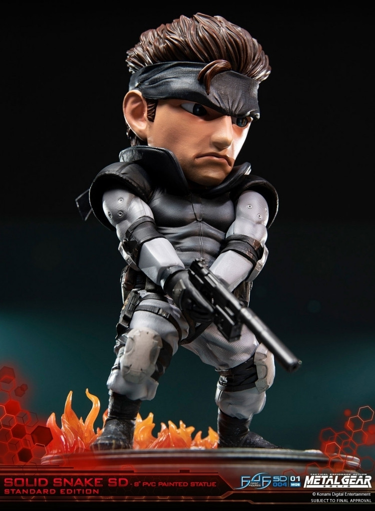 Metal Gear Solid Solid Snake SD 8 inch PVC Statue (Standard)