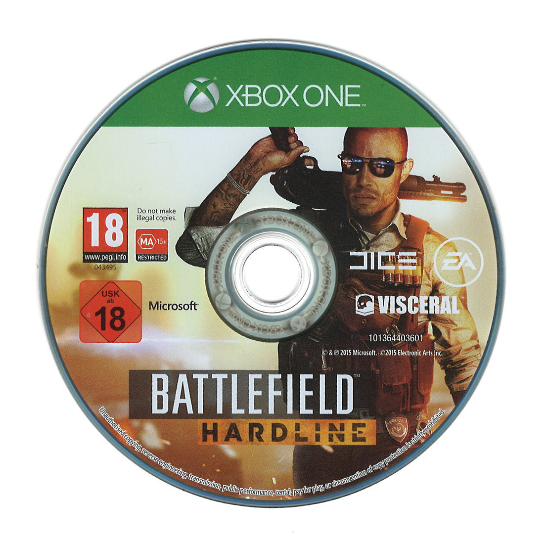 Battlefield Hardline (losse disc)