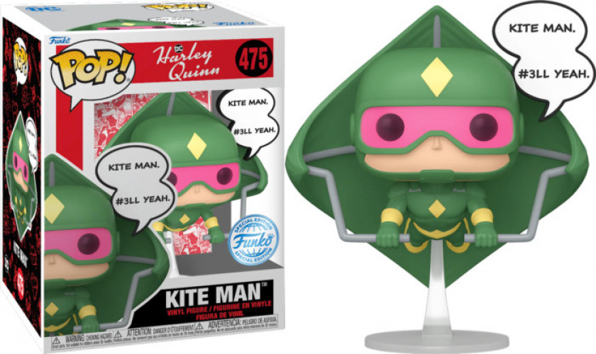 DC Harley Quinn Funko Pop Vinyl: Kite Man afbeelding