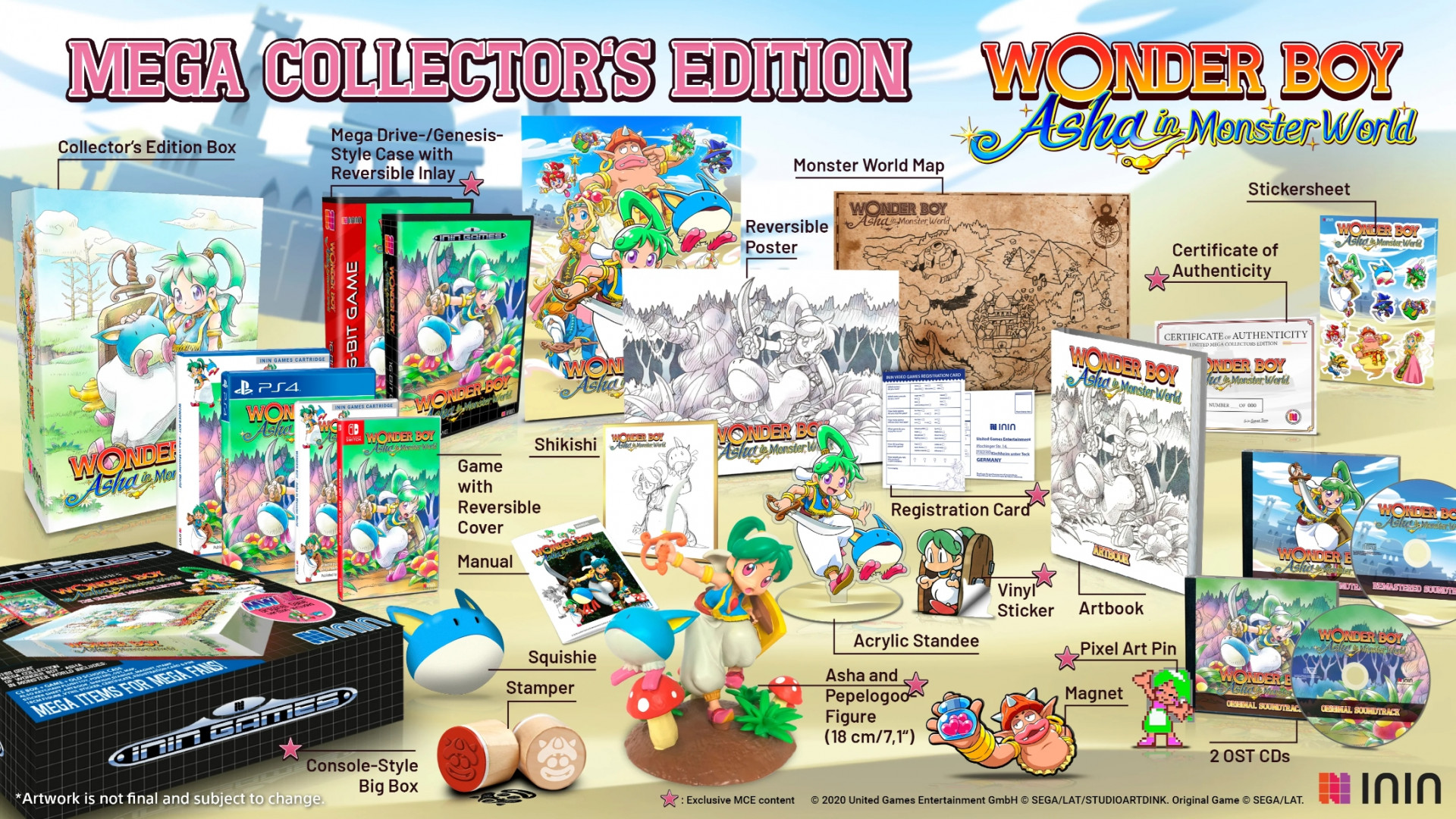 Wonder Boy Asha in Monster World Mega Collector's Edition