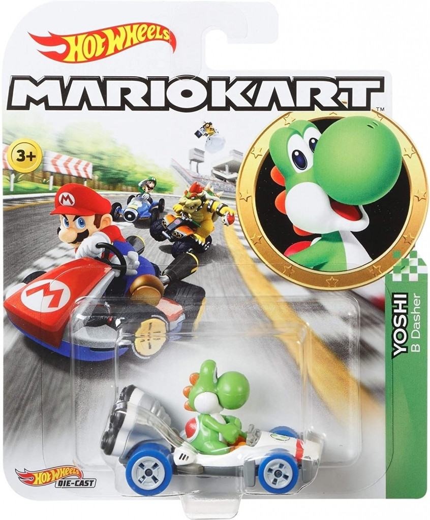 Hot Wheels Mario Kart - Yoshi B Dasher Kart
