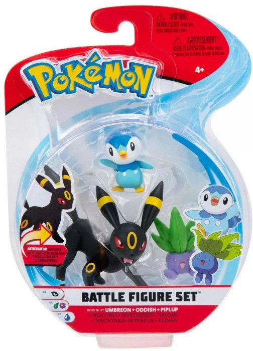 Pokemon Battle Figure Pack - Umbreon, Oddish, Piplup