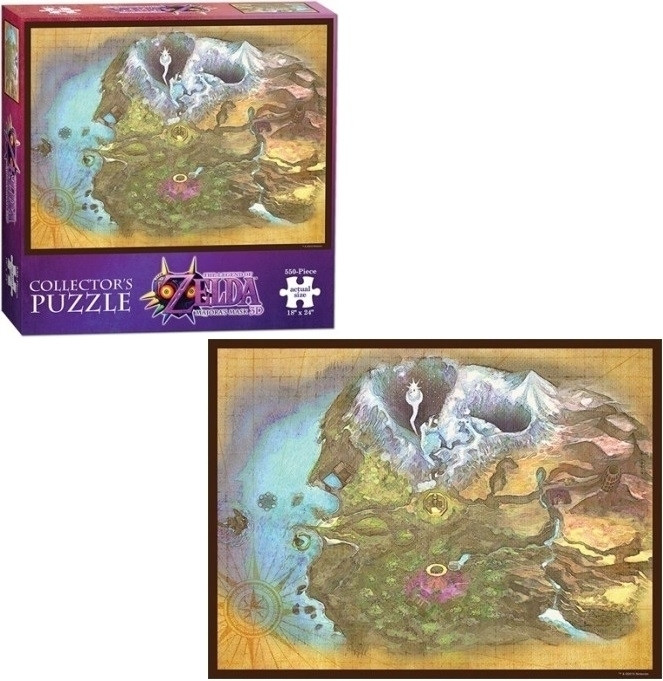 Image of The Legend of Zelda Collector's Puzzle - Majora's Mask Termina Map