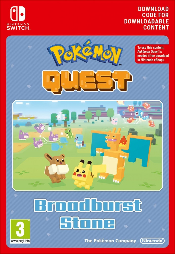 Pokemen Quest Broadburst Stone (Download Code)