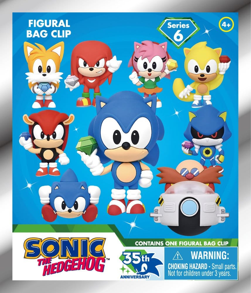 Sonic the Hedgehog 3D Bag Clip Blind Bag - Series 6