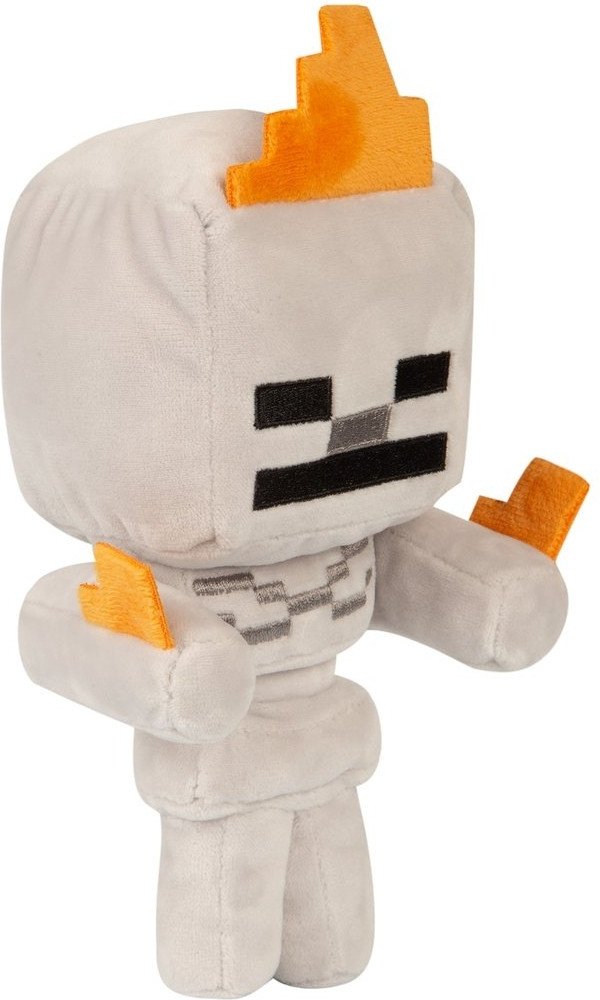 Minecraft Pluche - Happy Explorer Skeleton on Fire