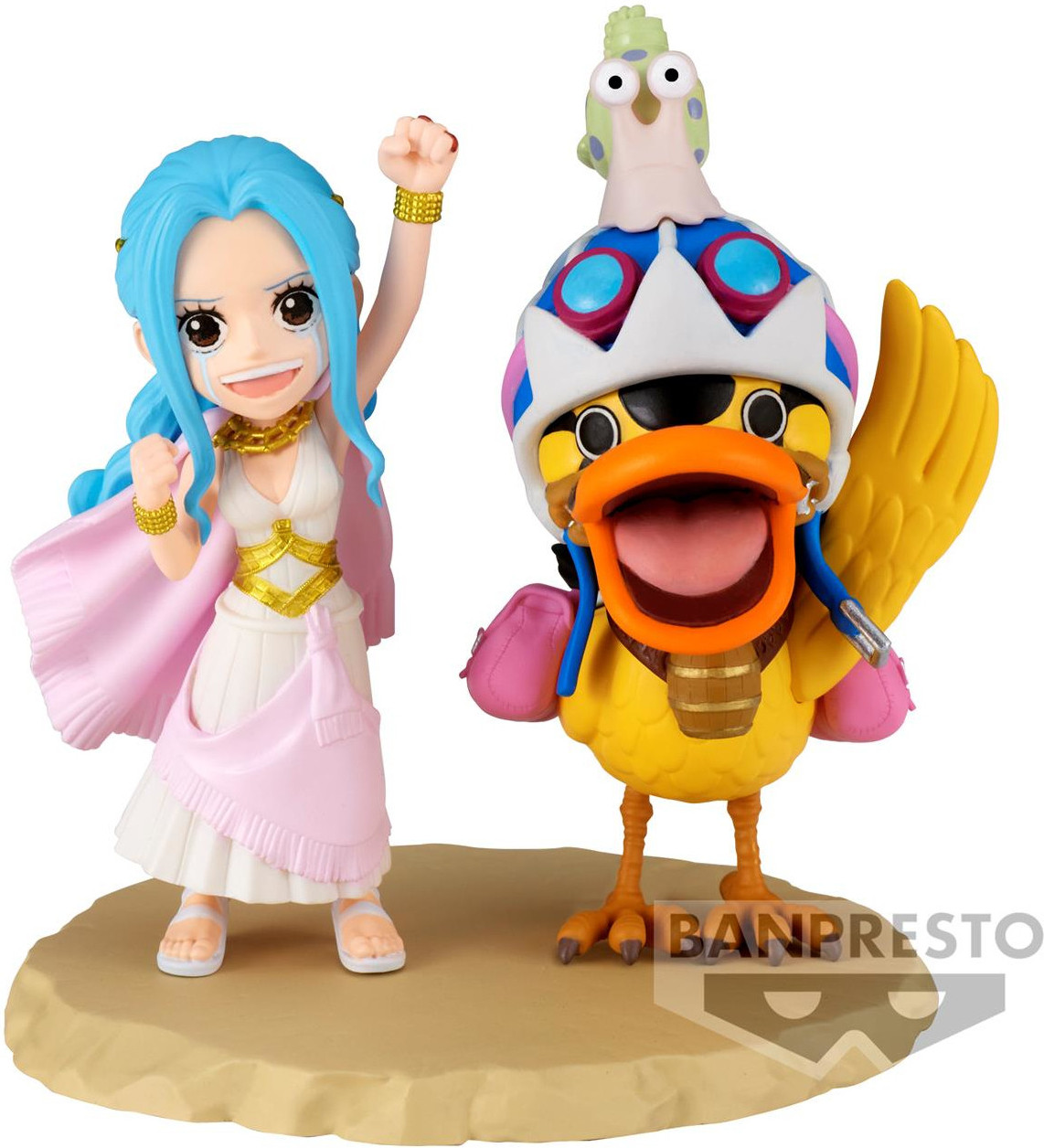 One Piece WCF Log Stories Figure - Nefeltari Vivi & Karoo afbeelding