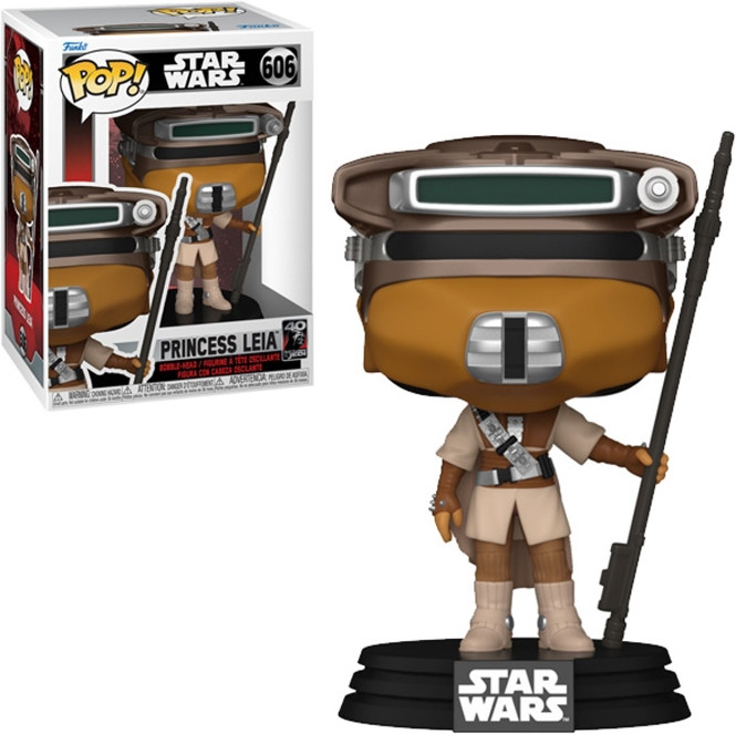 Star Wars: Return of the Jedi 40th Anniversary Funko Pop Vinyl: Leia Boushh afbeelding