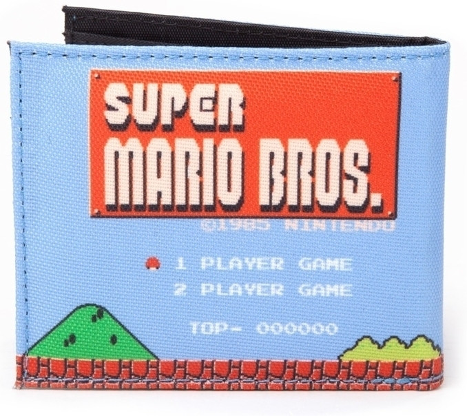 Image of Nintendo - 1985 Supermario Bros Retro Bifold Portemonnee