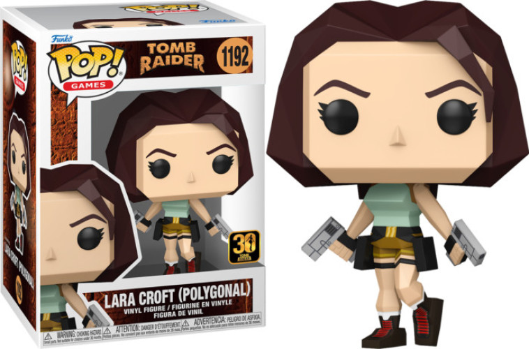 Tomb Raider Funko Pop Vinyl: Lara Croft (Polygon)