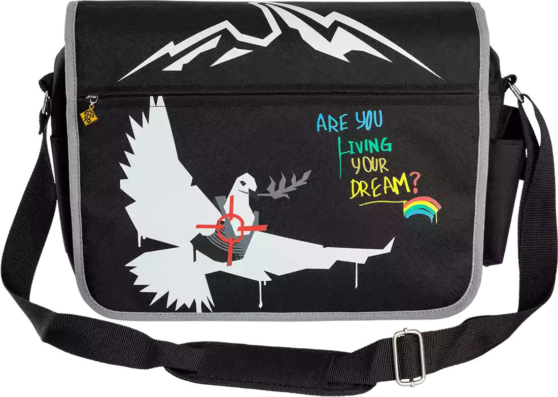 Road 96 Messenger Bag Peace & War afbeelding