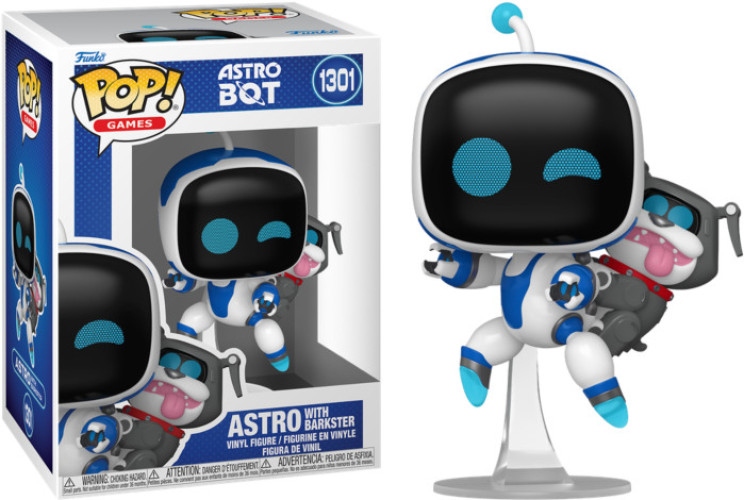 Astro Bot Funko Pop Vinyl: Astro Bot with Barkster