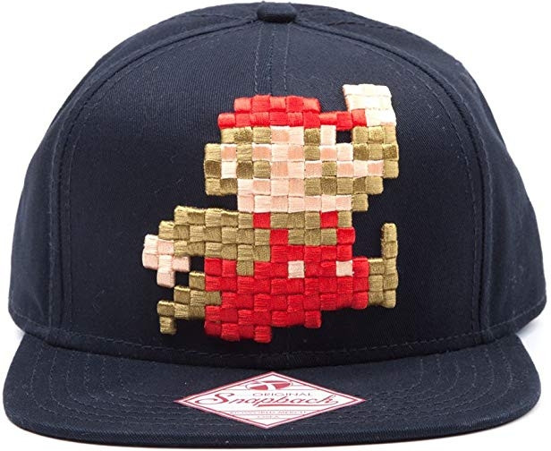 Difuzedbioworld Super Mario 3D Pixel Embroidery Cap difuzedbioworld kopen in de aanbieding