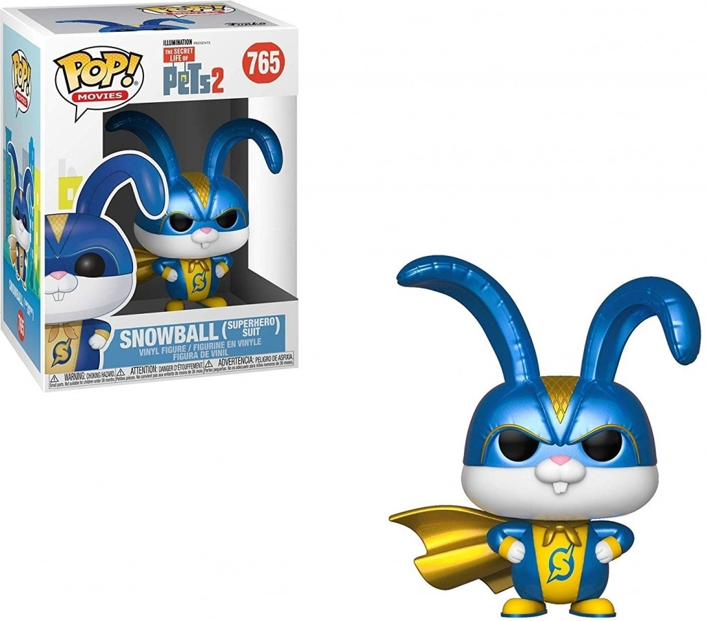 The Secret Life of Pets 2 Pop Vinyl Snowball (Superhero Suit)
