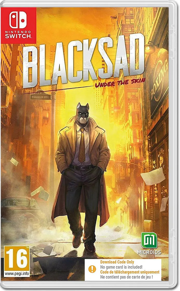 Microids Blacksad Under the Skin (code in a box)