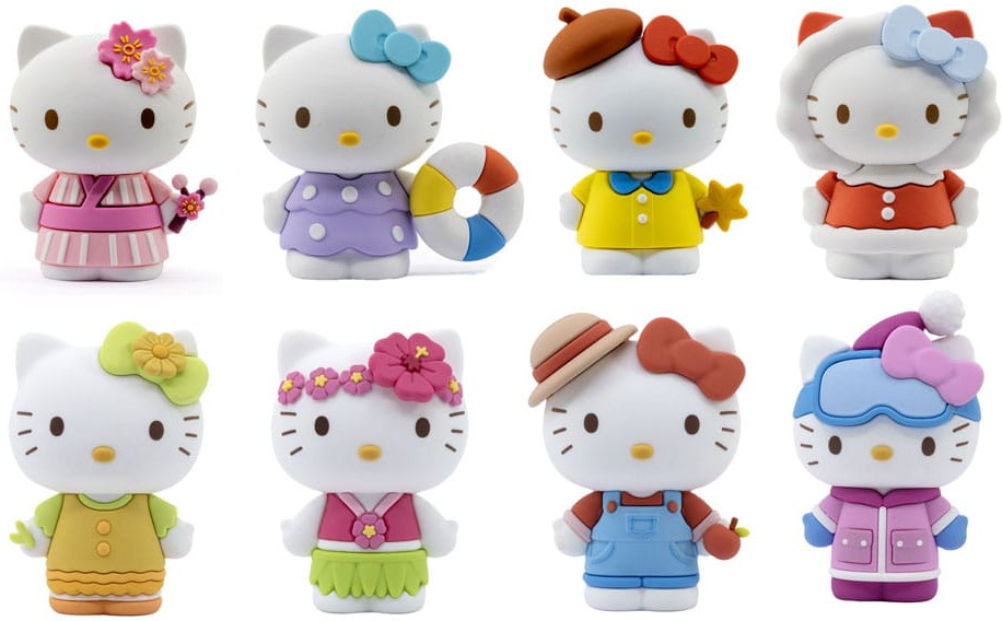 Yume Toys Sanrio Hello Kitty Mini Figures Blind Box - Four Seasons Series (1 Figure)