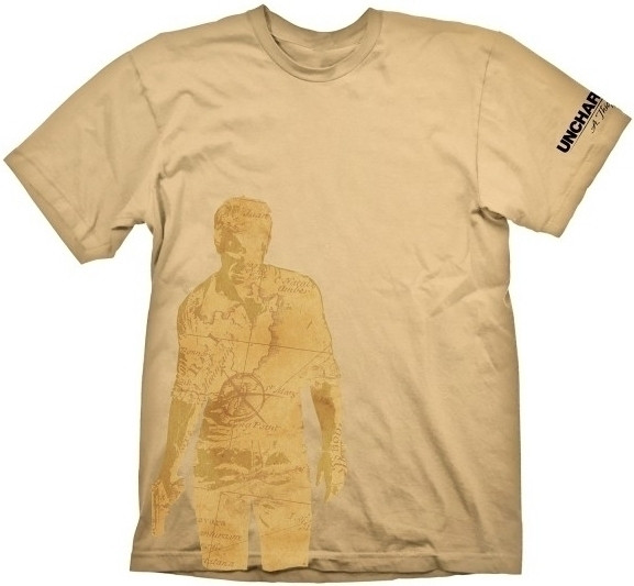 Uncharted 4 A Thief's End T-Shirt Nathan Drake Map