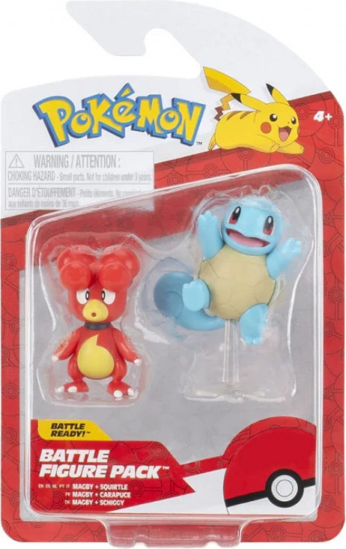 Pokemon Battle Figure Pack - Magby & Squirtle afbeelding