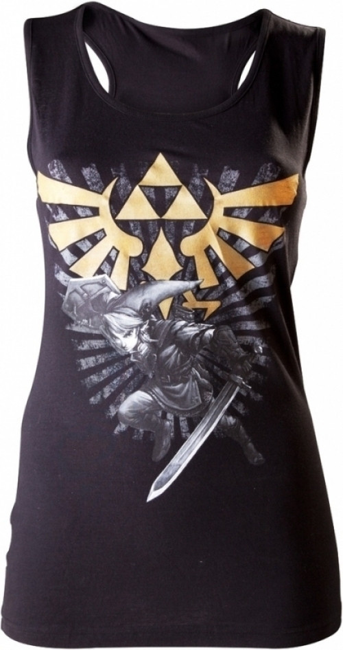 Image of Zelda Female Tank Top Black