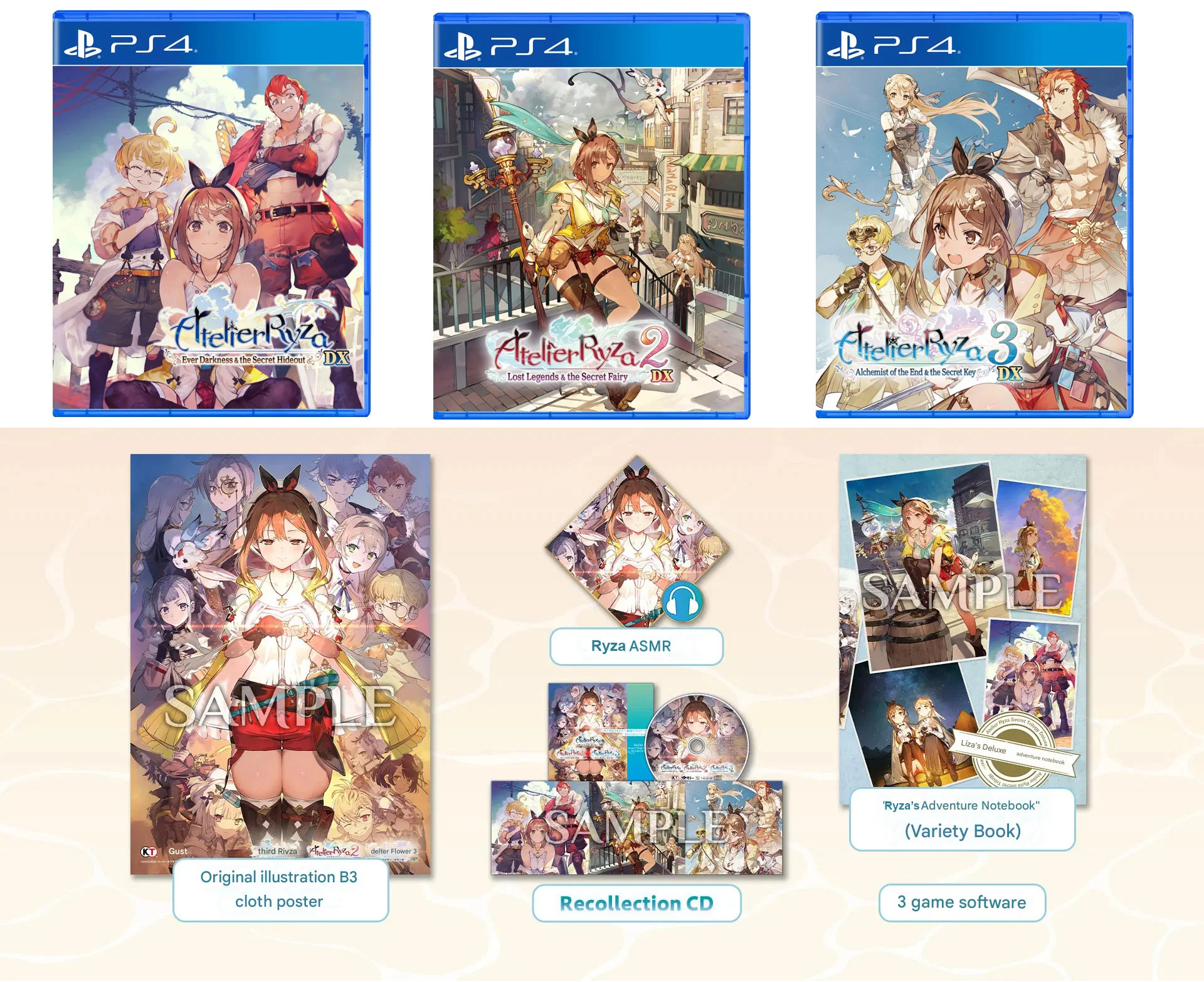 Koei Tecmo Atelier Ryza Secret Trilogy Premium Edition
