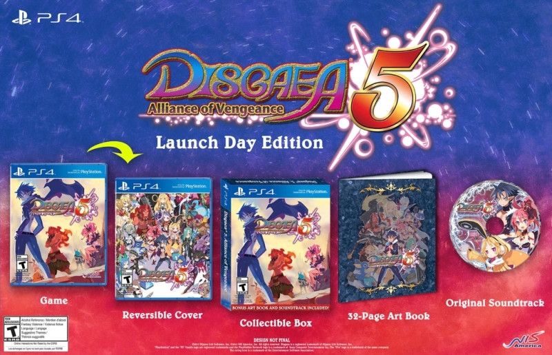 Disgaea 5 Alliance of Vengeance Launch Edition